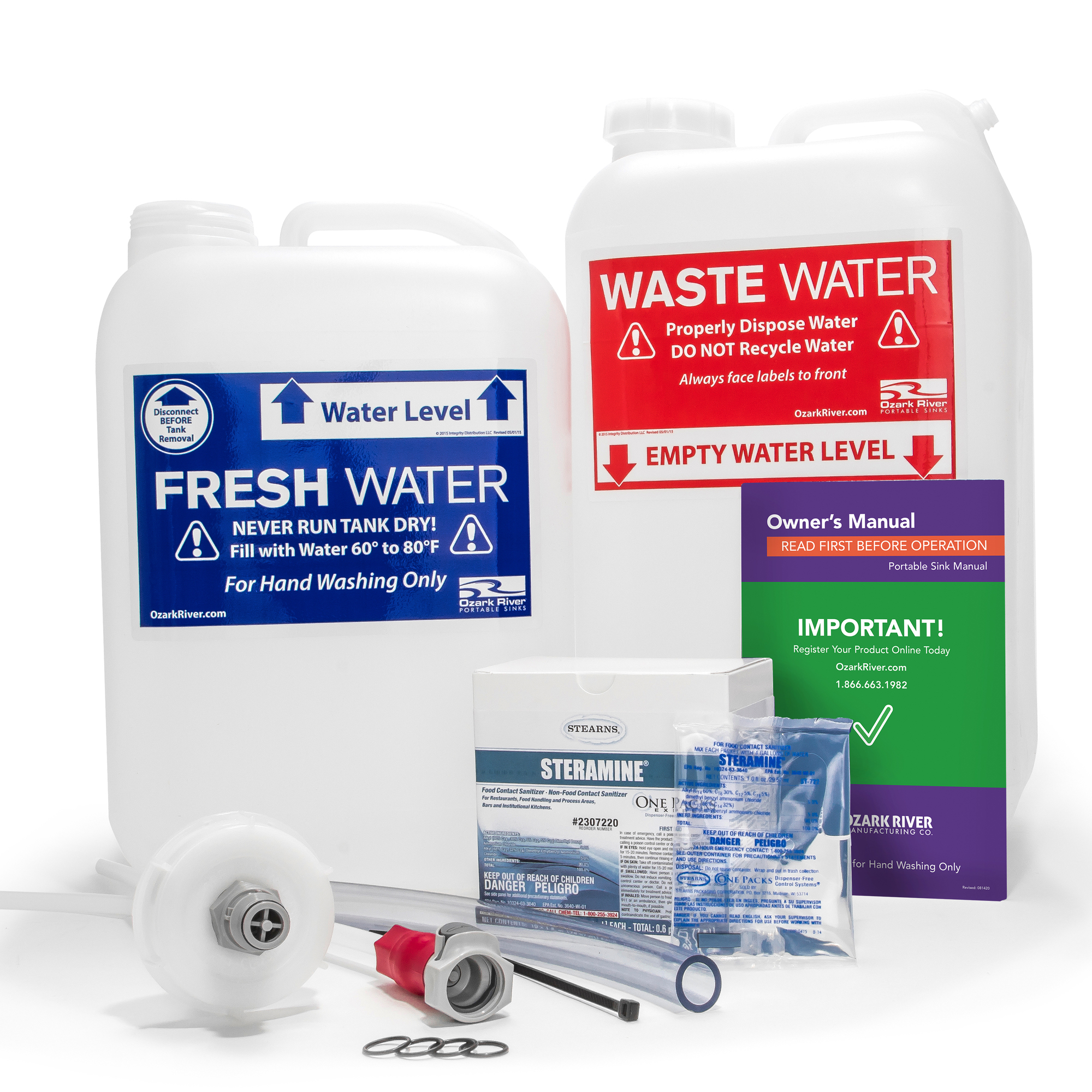 Ozark River Holdings, LLC, Clean Start Kit to maintain your sink, Model# Clean Start Kit